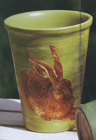 Váza so zajačikom 